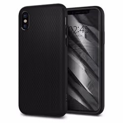 Spigen Liquid Air, Housse, Apple, iPhone X, 14,7 cm (5.8"), Noir