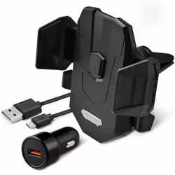 Spigen X35W, Mobile/smartphone, Support actif, Voiture, Noir