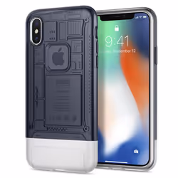 Spigen Classic C1, Housse, Apple, iPhone X, 14,7 cm (5.8"), Graphite