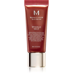 Missha M Perfect Cover teinte No. 21 Light Beige SPF 42/PA+++ 20 ml