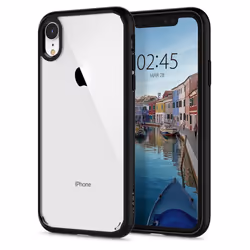 Spigen Ultra Hybrid, Housse, Apple, iPhone XR, 15,5 cm (6.1"), Noir, Transparent