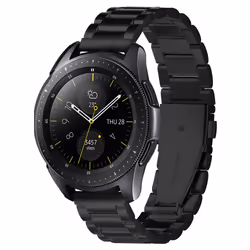 Spigen 600WB24980, Bande, Smartwatch, Noir, Samsung, Galaxy Watch, Acier inoxydable