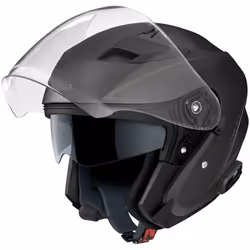 Sena Outstar S Casque à visière avec Bluetooth et intercom intégré & connectivité smartphone (Noir S)