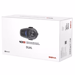 Sena 10S-02D interphone pour moto 4 canaux 1600 m Noir
