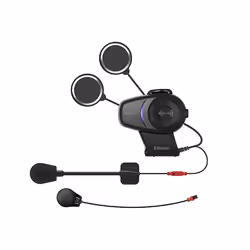 Sena 10S-02D interphone pour moto 4 canaux 1600 m Noir