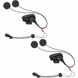 Sena Spider ST1 HD Bluetooth Système de communication Double Pack, noir pour Hommes