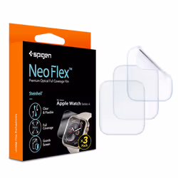 Spigen Neo Flex, Protecteur d'écran, Smartwatch, Transparent, Apple, Series 5 40mm (2019) Series 4 40mm (2018), Protection d' ...