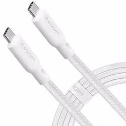 Spigen 000CA25703, 1,5 m, USB C, USB C, USB 2.0, 480 Mbit/s, Blanc