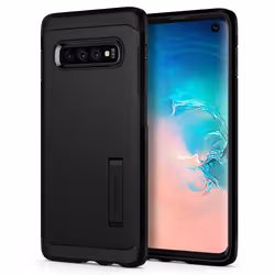 Spigen Tough Armor, Housse, Samsung, Galaxy S10, 15,5 cm (6.1"), Noir