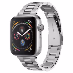 Spigen 061MP25943, Bande, Smartwatch, Argent, Apple, Watch Series 5 / 4 (40mm), Acier inoxydable