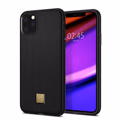Spigen La Manon Classy, Housse, Apple, iPhone 11 Pro, Noir