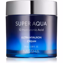 Préservez la peau sѐche avec la crѐme Missha Super Aqua Ultra Hyalron Cream qui vous garantit une hydratation profonde et ult ...