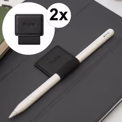 Porte-stylet autocollant - Ringke - Noir - Pour tablette et ordinateur portable - Plastique - Set de 2
