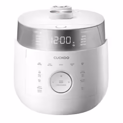 Cuckoo CRP-LHTR0609F, Blanc, 1,4 L, Boutons, Rotatif, Tactile, Acier inoxydable, 1090 W, 120 V