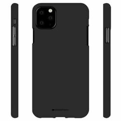 Coque - Goospery - iPhone 11 Pro - Noir - Souple - Compatible chargeurs sans fil