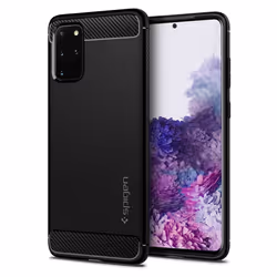 Spigen Rugged Armor, Housse, Samsung, Galaxy S20 Plus, 17 cm (6.7"), Noir