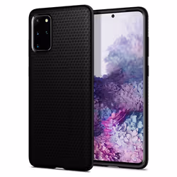 Spigen Liquid Air, Housse, Samsung, Galaxy S20 Plus, 17 cm (6.7"), Noir