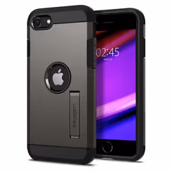 Spigen Tough Armor, Housse, Apple, iPhone SE, 11,9 cm (4.7"), Noir, Gris