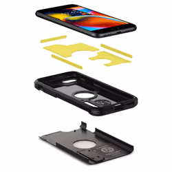 Spigen Tough Armor 4.7" Housse Noir, Gris