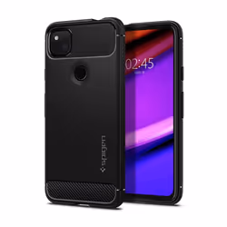 Spigen Rugged Armor, Housse, Google, Pixel 4a, 14,8 cm (5.81"), Noir