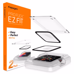 Spigen ProFlex EZ Fit, Protecteur d'écran, Smartwatch, Transparent, Apple, Watch Series 5 44mm (2019) Watch Series 4 44mm (20 ...