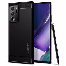 Spigen Rugged Armor schwarz, Housse, Samsung, Galaxy Note 20 Ultra 5G, 17,5 cm (6.9"), Noir