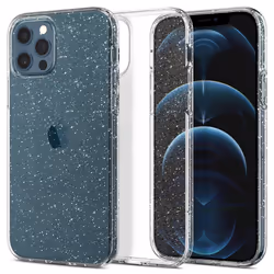 Spigen Liquid Crystal Glitter, Housse, Apple, iPhone 12 / iPhone 12 Pro, 15,5 cm (6.1"), Transparent