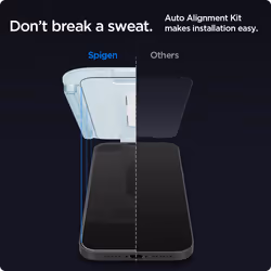 Spigen AGL01801 écran et protection arrière de téléphones portables Protection d'écran transparent Apple 2 pièce(s) - Vue supplémentaire 5