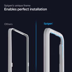 Spigen AGL01802 écran et protection arrière de téléphones portables Protection d'écran transparent Apple 2 pièce(s)