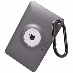 Spigen Air Fit, Emplacement, Noir, Gris, Key finder case, Apple AirTag