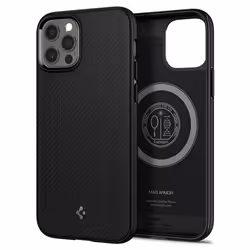 Spigen Mag Armor, Housse, Apple, iPhone 12, iPhone 12 Pro, 15,5 cm (6.1"), Noir