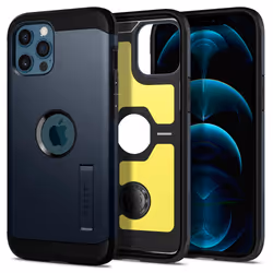 Spigen Tough Armor, Housse, Apple, iPhone 12 Pro Max, 17 cm (6.7"), Bleu