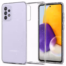 Spigen Liquid Crystal Glitter, Housse, Samsung, Galaxy A72, 17 cm (6.7"), Transparent
