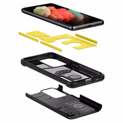 Spigen Tough Armor 6.89" Housse Noir, Métallique