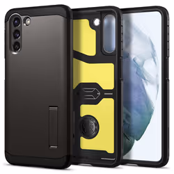 Spigen Tough Armor, Housse, Samsung, Galaxy S21, Galaxy S21 5G, 15,8 cm (6.2"), Noir