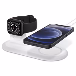 Spigen AMP02797, Intérieure, Recharge sans fil, Blanc