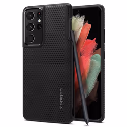 Spigen Liquid Air, Housse, Samsung, Galaxy S21 Ultra 5G, 17,3 cm (6.8"), Noir