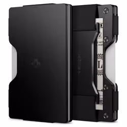 Spigen AMP02898, Aluminium, Noir, 12 cartes