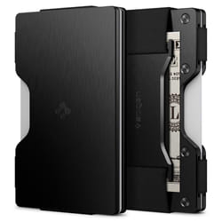 Spigen AMP02898 rangement de cartes de visites Aluminium Noir