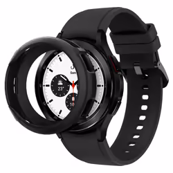 Spigen ACS03140, Emplacement, Smartwatch, Noir, Samsung, Galaxy Watch 4 Classic, Polyuréthane thermoplastique (TPU)