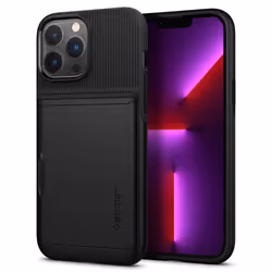 Spigen ACS03218, Housse, Apple, iPhone 13 Pro Max, 17 cm (6.7"), Noir