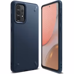 Coque téléphone - Ringke - Onyx - Bleu marine - Galaxy A72 - Protection rigide en plastique