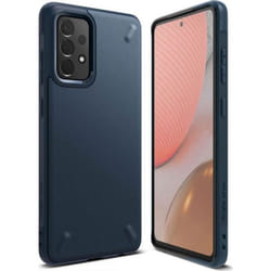 Coque téléphone - Ringke - Onyx - Bleu marine - Galaxy A72 - Protection rigide en plastique