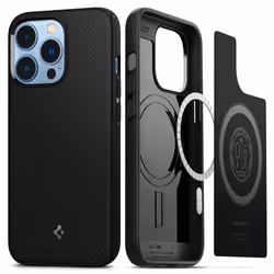 Spigen ACS03281, Housse, Apple, iPhone 13 Pro, 15,5 cm (6.1"), Noir