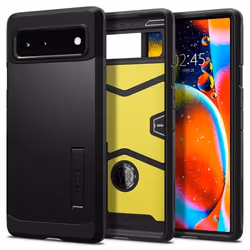 Spigen Tough Armor, Coque, Google, Pixel 6, 16,3 cm (6.4"), Noir