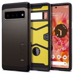 Spigen Tough Armor, Housse, Google, Pixel 6 Pro, 17 cm (6.71"), Métallique
