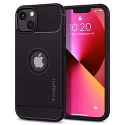 Spigen ACS03518, Housse, Apple, iPhone 13, 15,5 cm (6.1"), Noir