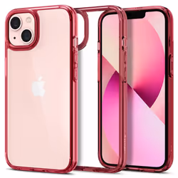 Spigen Ultra Hybrid, Housse, Apple, iPhone 13, 15,5 cm (6.1"), Rouge