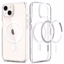 Spigen ACS03528, Housse, Apple, iPhone 13, 15,5 cm (6.1"), Transparent, Blanc