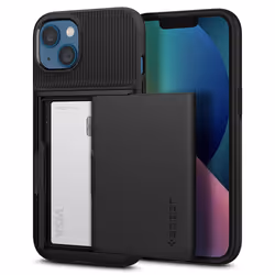 Spigen ACS03536, Housse, Apple, iPhone 13, 15,5 cm (6.1"), Noir